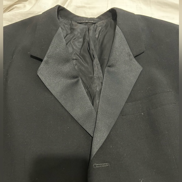 Men’s 44R Kenneth Cole New York Tuxedo Blazer Made For Macy’s - Picture 2 of 13